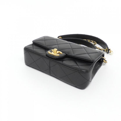 Chanel Black Leather Coco Handle