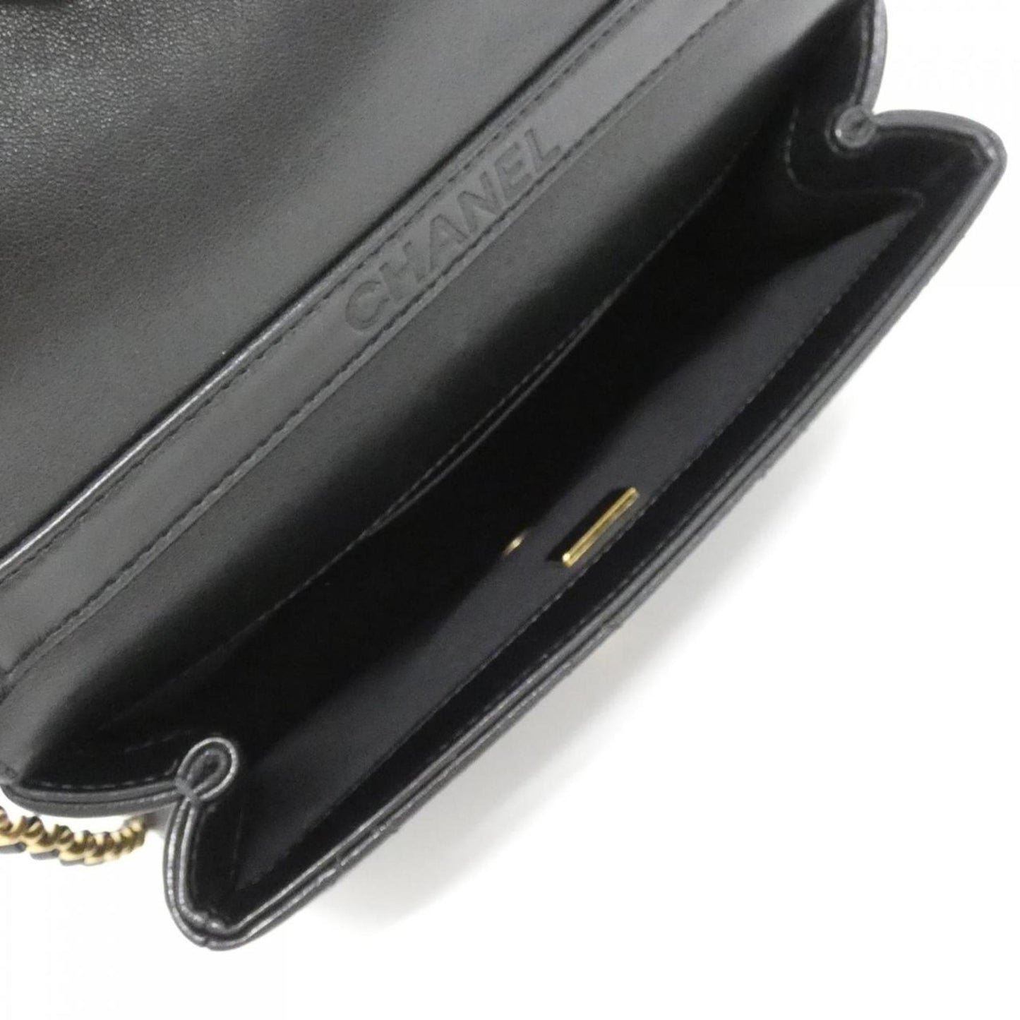 Chanel Black Leather Coco Handle