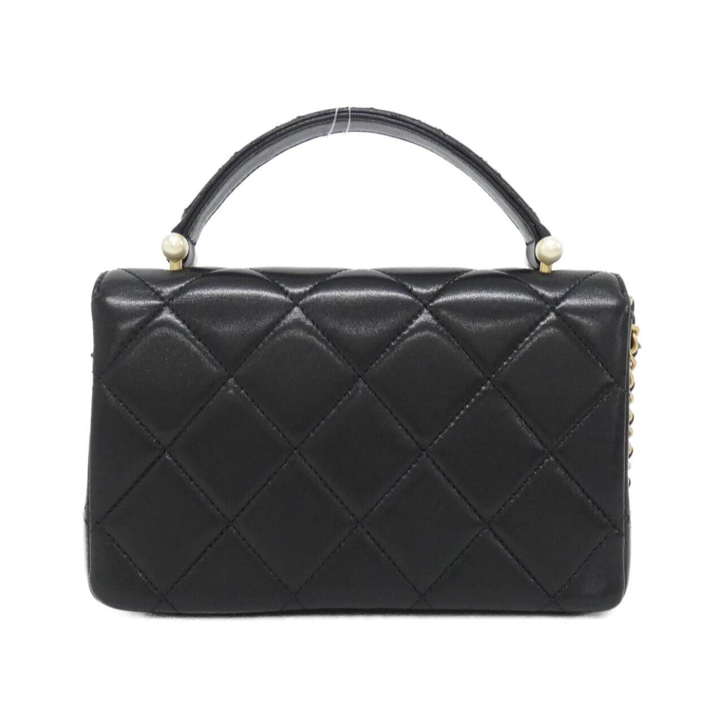 Chanel Black Leather Coco Handle