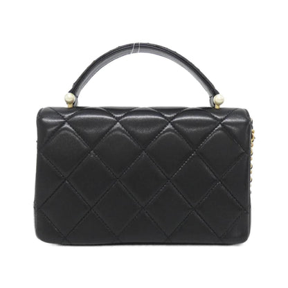 Chanel Black Leather Coco Handle