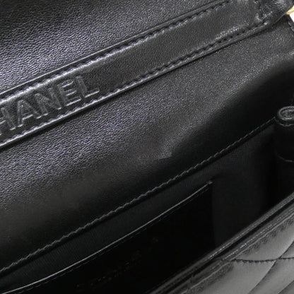 Chanel Black Leather Coco Handle