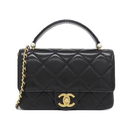 Chanel Black Leather Coco Handle