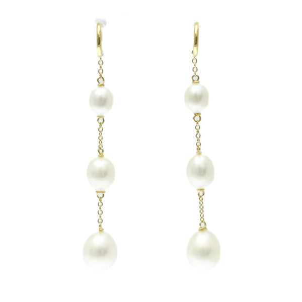 Chanel Gold Gold Plated Earring
