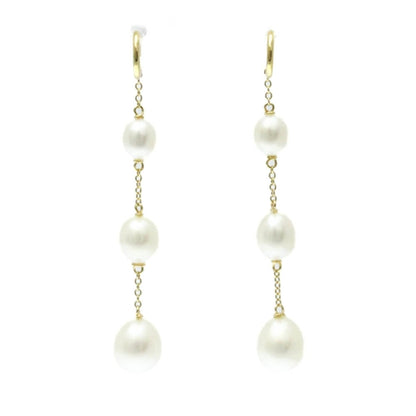 Chanel Gold Gold Plated Earring
