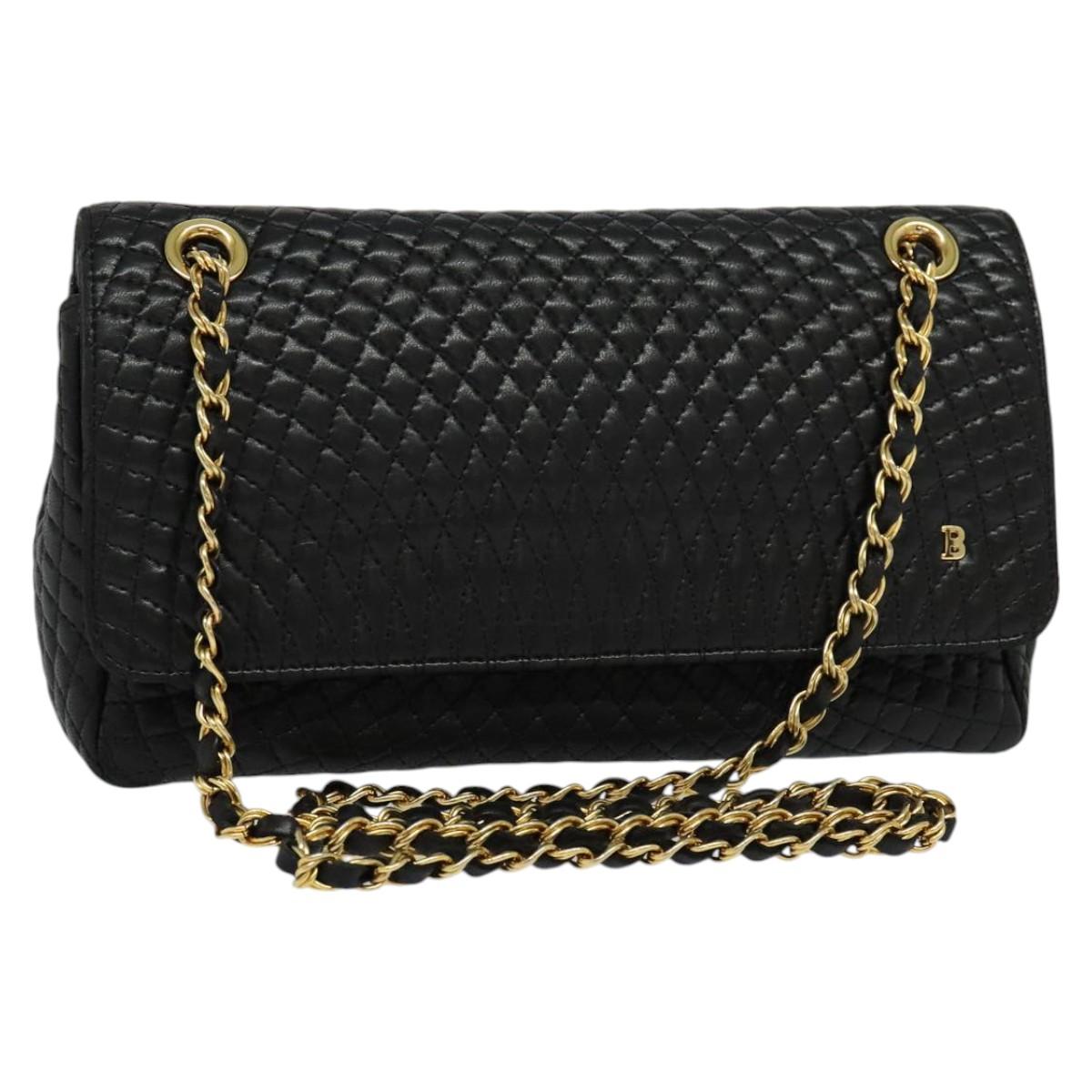 Bally Black Leather Shoulder