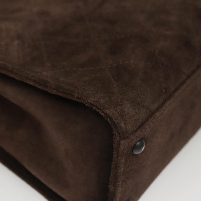 Chanel Brown Suede Shoulder