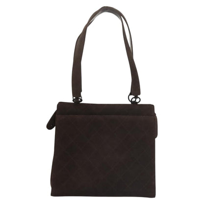 Chanel Brown Suede Shoulder