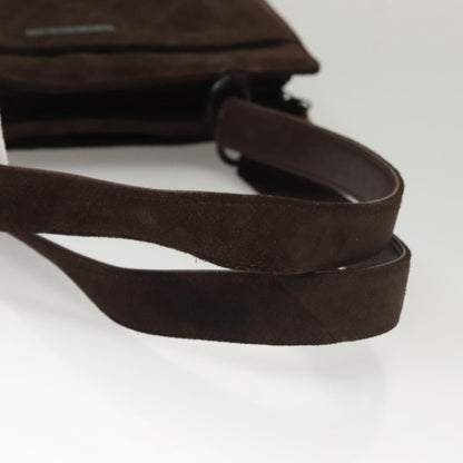 Chanel Brown Suede Shoulder