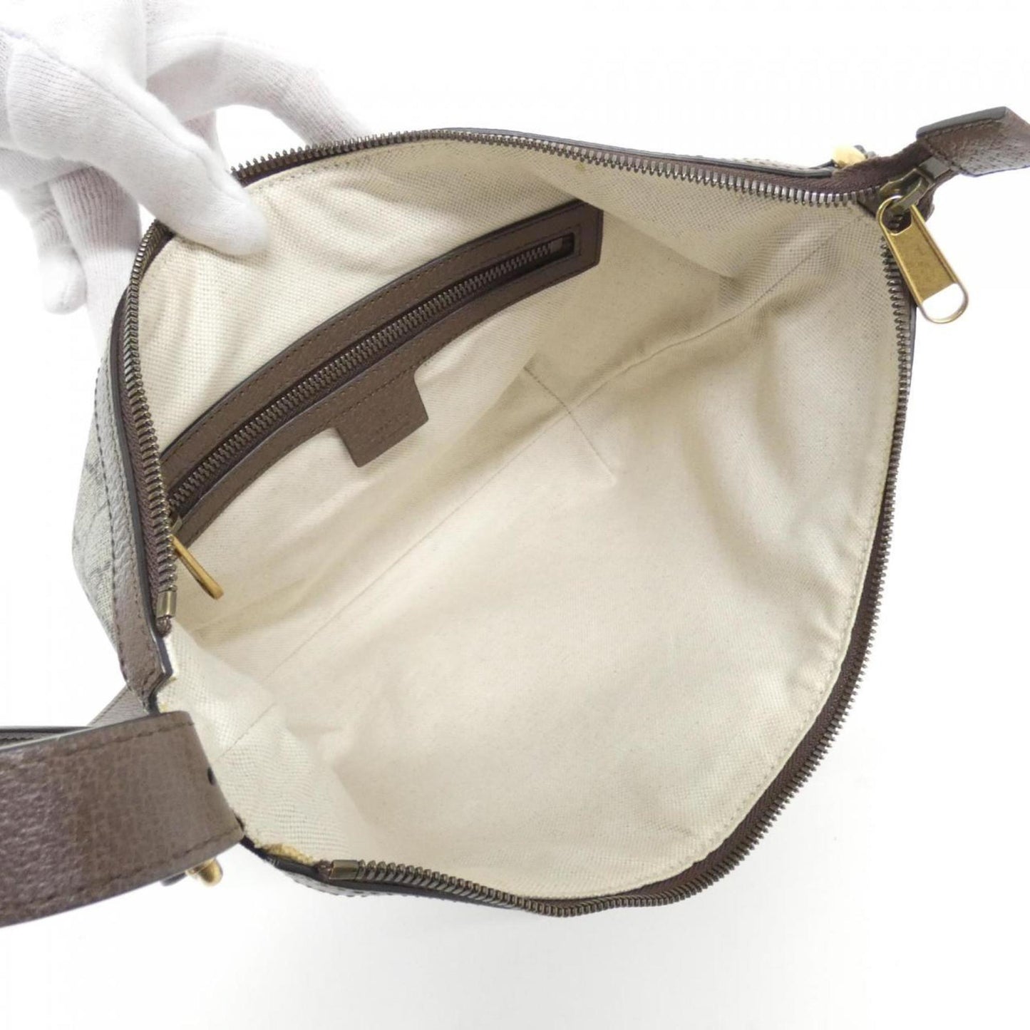 Gucci Brown Canvas Ophidia