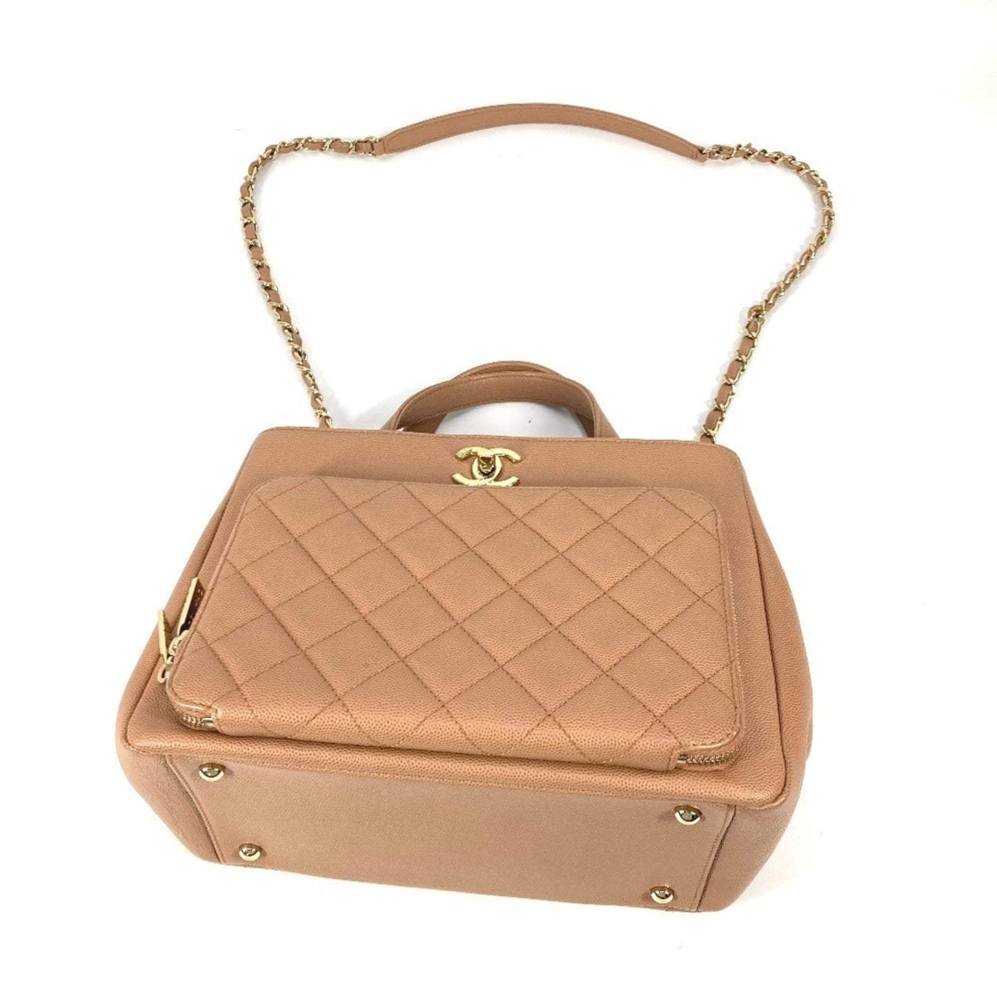 Chanel Brown Leather Business Affinity