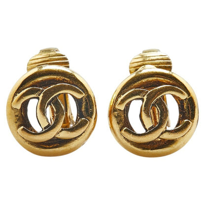 Chanel Gold Gold Plated Coco Mark