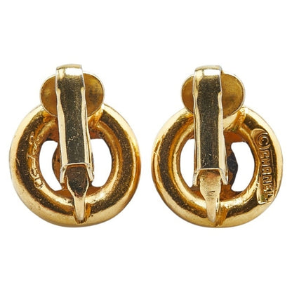 Chanel Gold Gold Plated Coco Mark
