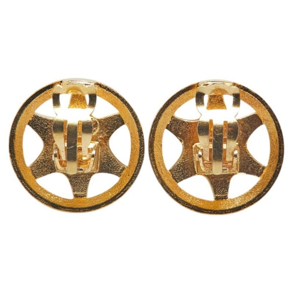 Chanel Gold Gold Plated Coco Mark