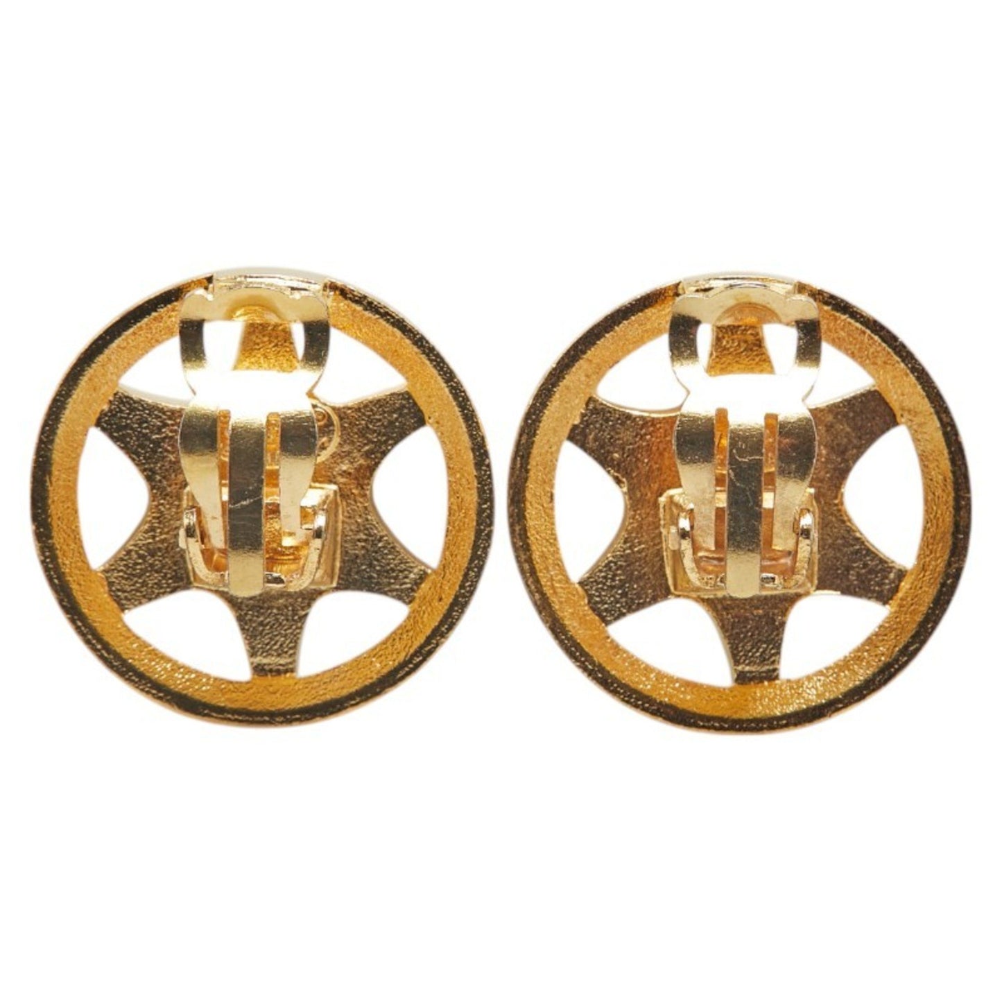 Chanel Gold Gold Plated Coco Mark
