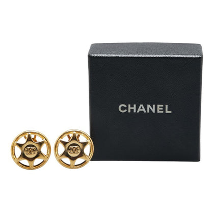 Chanel Gold Gold Plated Coco Mark