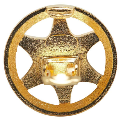 Chanel Gold Gold Plated Coco Mark