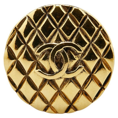 Chanel Gold Gold Plated Coco Mark