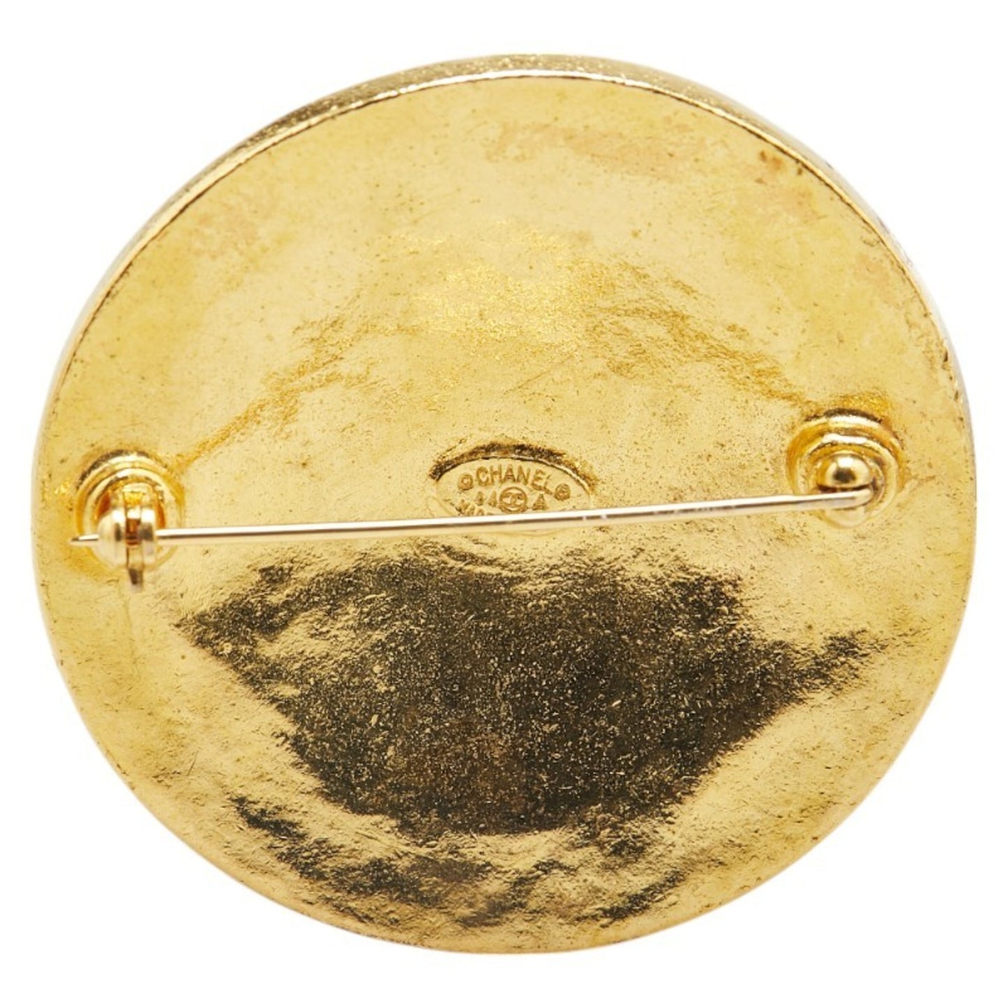 Chanel Gold Gold Plated Coco Mark