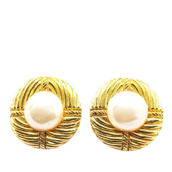 Chanel Gold Gold Plated Coco Mark