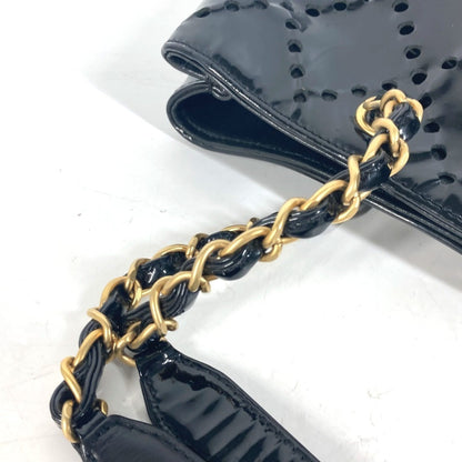 Chanel Black Patent Leather Grand Shopping