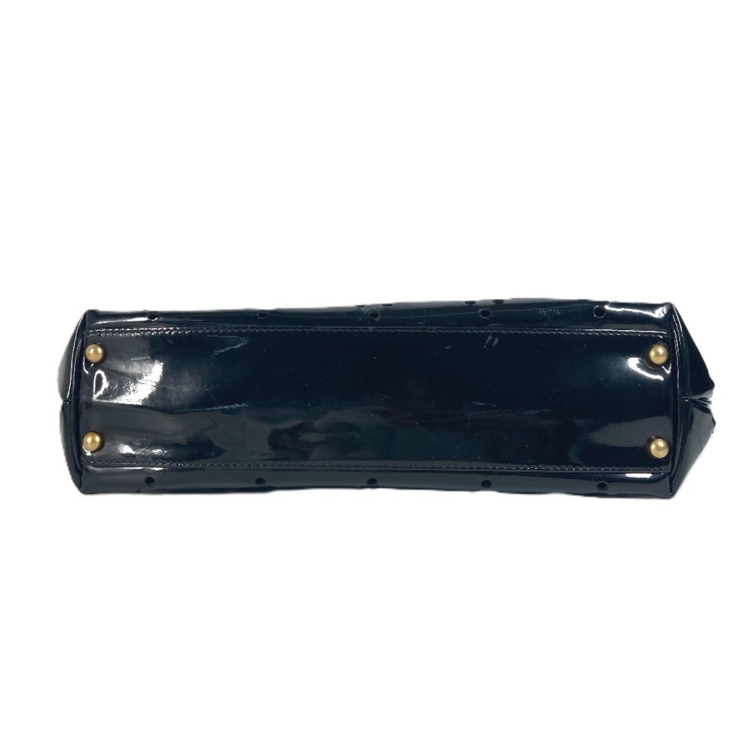 Chanel Black Patent Leather Grand Shopping