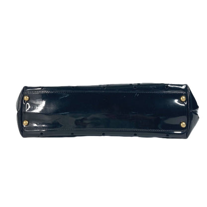 Chanel Black Patent Leather Grand Shopping
