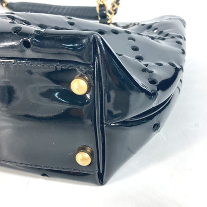 Chanel Black Patent Leather Grand Shopping