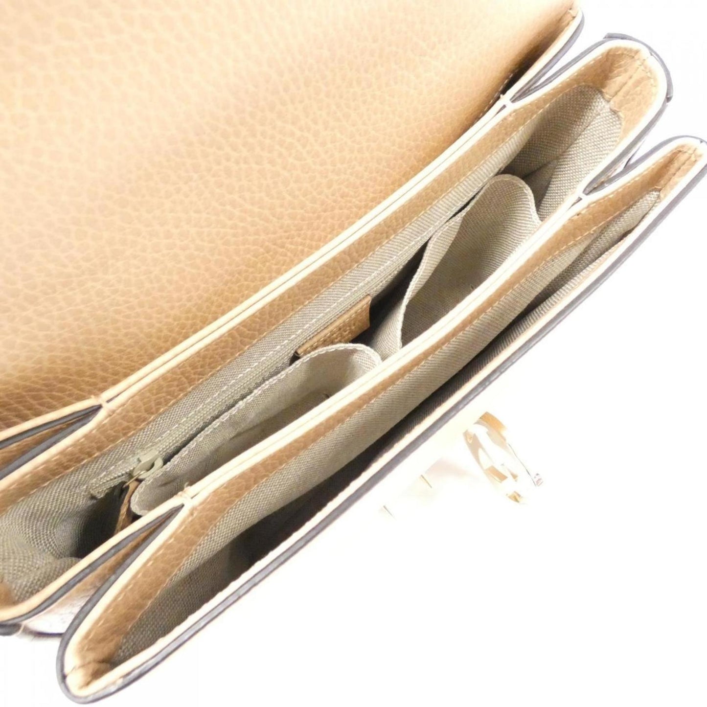 Gucci Brown Leather Interlocking G