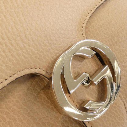 Gucci Brown Leather Interlocking G