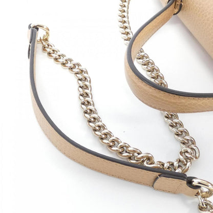 Gucci Brown Leather Interlocking G