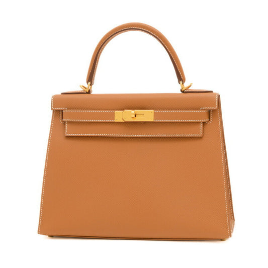 Hermès Gold Leather Kelly 28