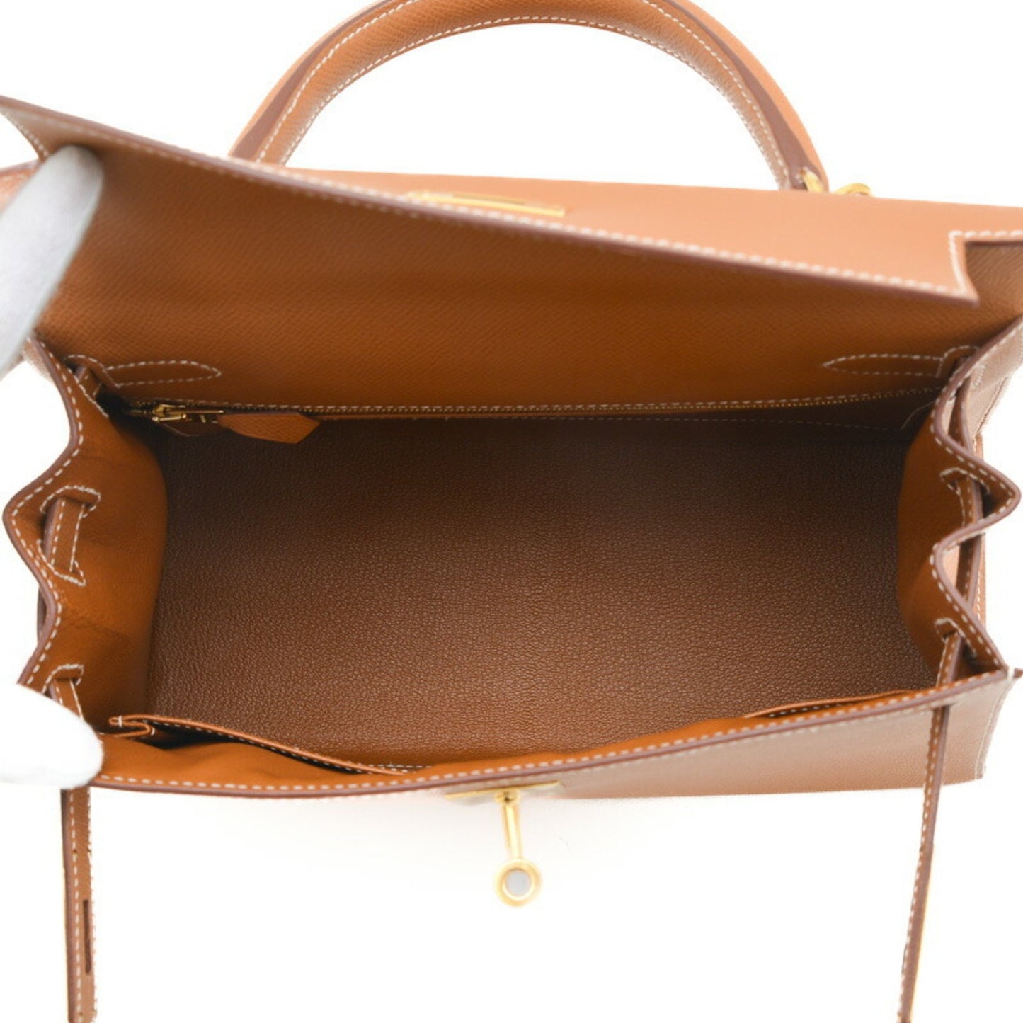 Hermès Gold Leather Kelly 28