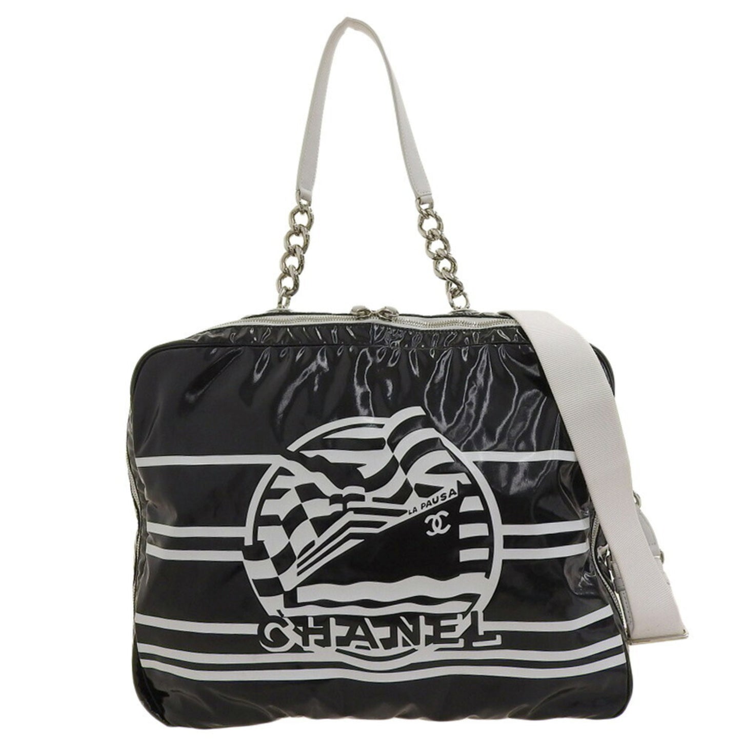 Chanel Black Leather Handbag