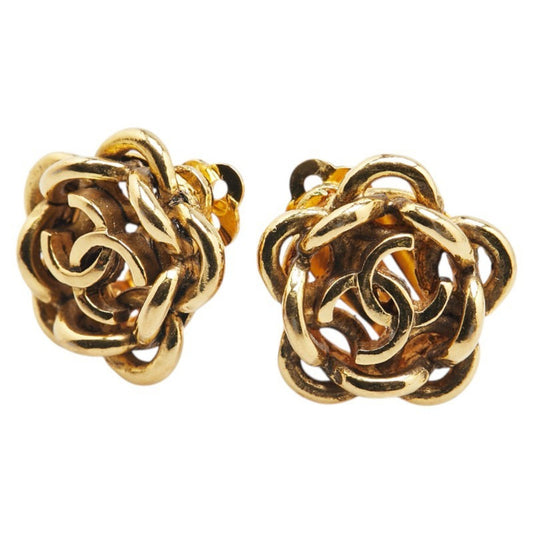 Chanel Gold Gold Plated Camélia