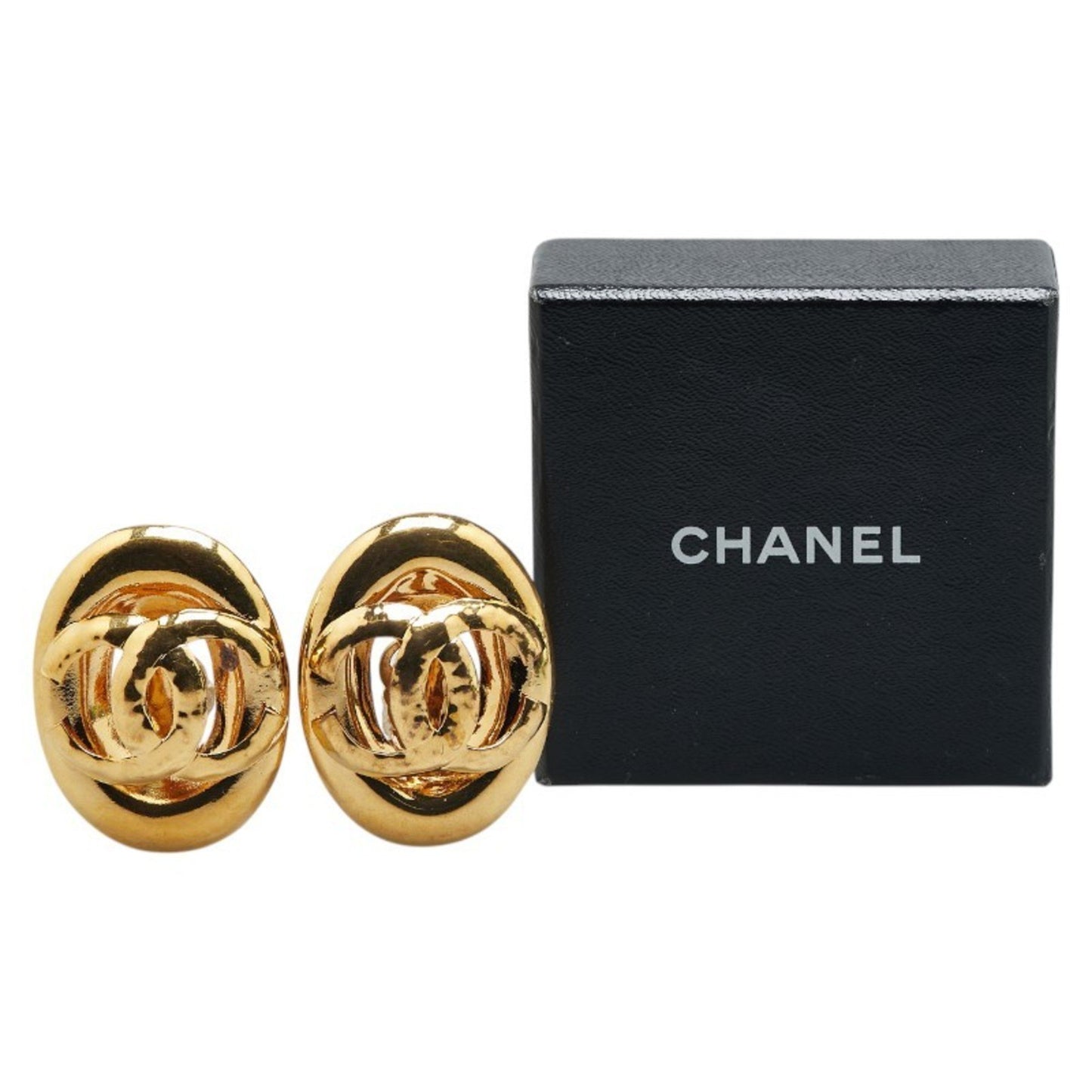 Chanel Gold Gold Plated Coco Mark