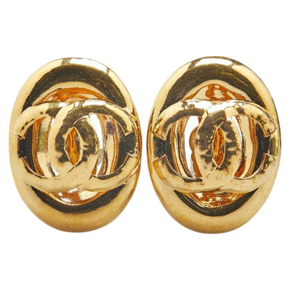 Chanel Gold Gold Plated Coco Mark