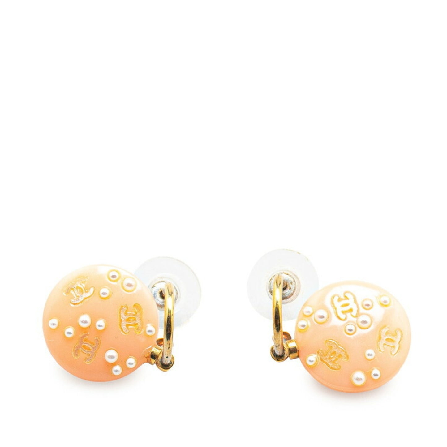 Chanel Pink Plastic Earring