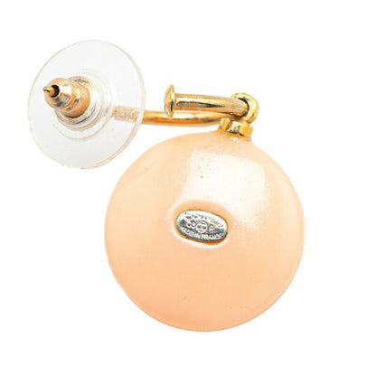 Chanel Pink Plastic Earring