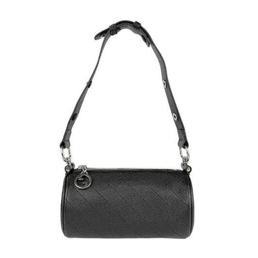 Gucci Black Leather Interlocking G