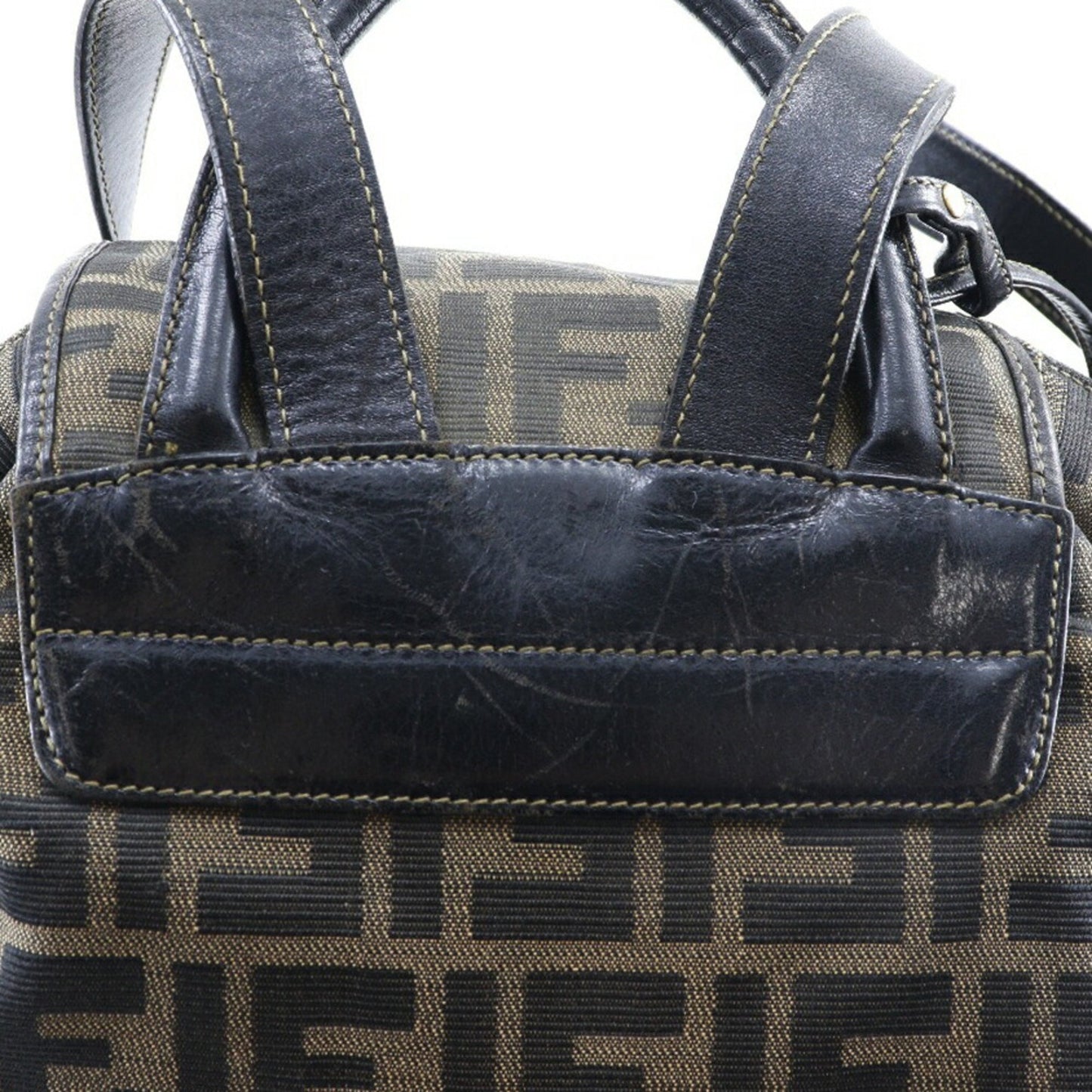 Fendi Brown Canvas Zucca