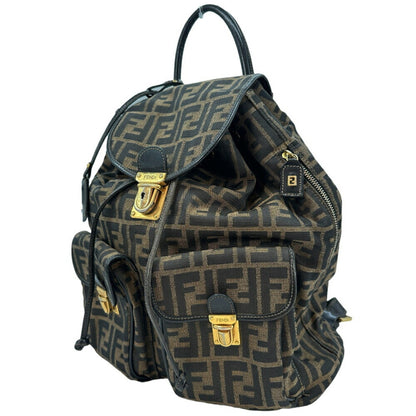 Fendi Brown Canvas Zucca