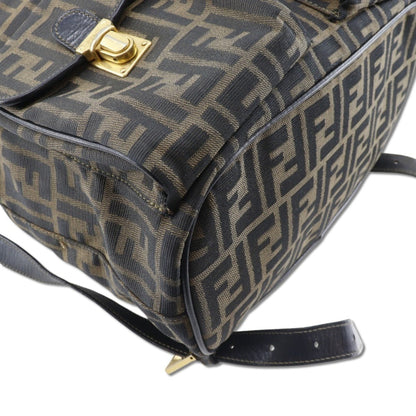 Fendi Brown Canvas Zucca