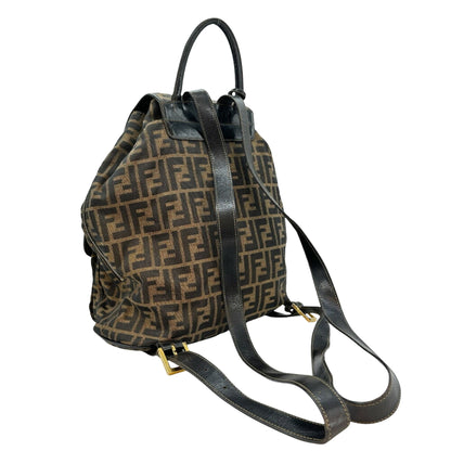 Fendi Brown Canvas Zucca