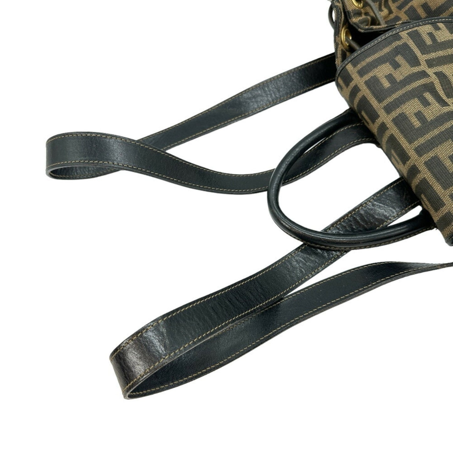 Fendi Brown Canvas Zucca