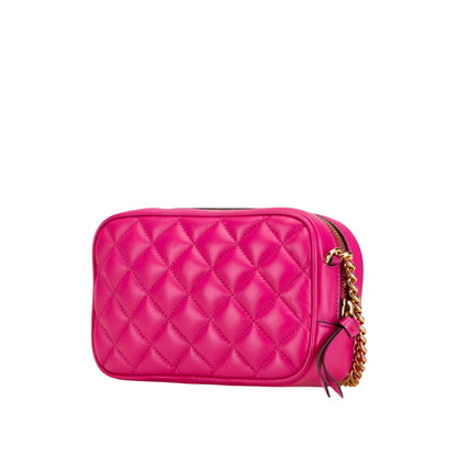 Versace Pink Leather Medusa