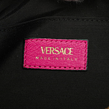Versace Pink Leather Medusa