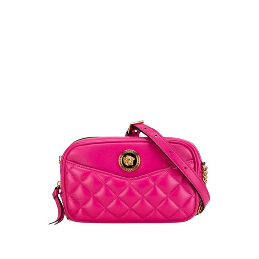 Versace Pink Leather Medusa