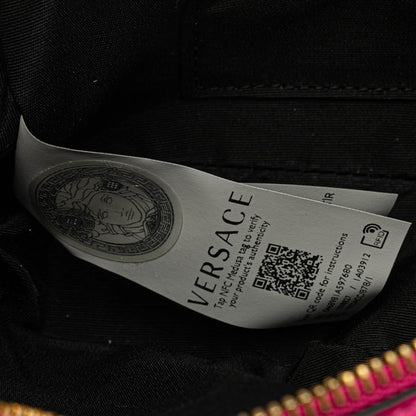 Versace Pink Leather Medusa