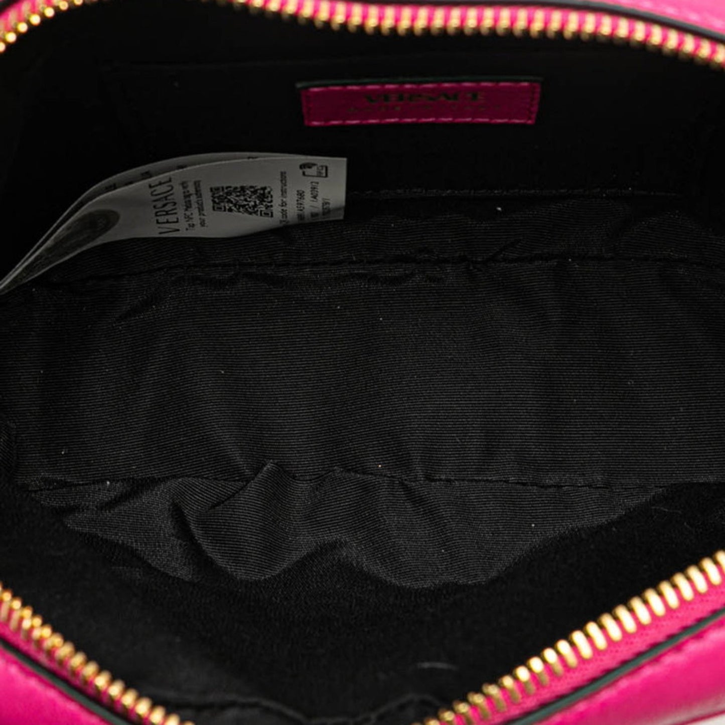Versace Pink Leather Medusa