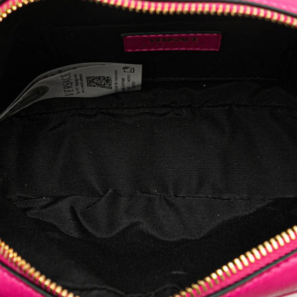 Versace Pink Leather Medusa